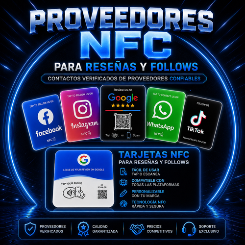 PACK DE TODOS LOS PROVEEDORES DE TARJETAS NFC